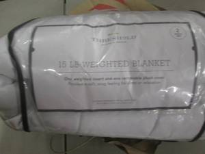 lot 178 image: Threshold 15 lb Weighted Blanket wi...