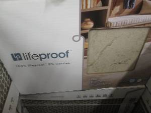 lot 187 image: 8 Cases LifeProof Limestone 12-In X...