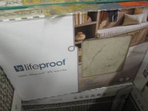 lot 189 image: 8 Cases LifeProof Limestone 12-In X...