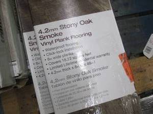 lot 213 image: 4 Cases Stony Oak Smoke 8 in. Wide ...
