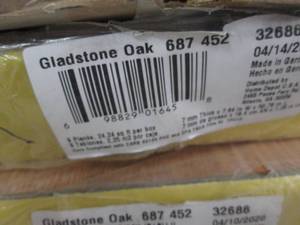 lot 225 image: 10 Cases Gladstone Oak 7 mm Thick x...