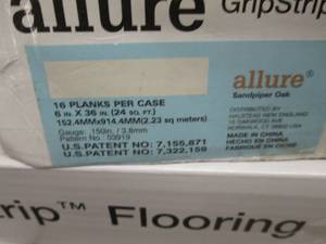 lot 238 image: 2 Cases Sandpiper Oak 6 in. W x 36 ...