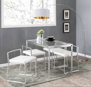 lot 43 image: Lumisource Salon Contemporary 76 F...