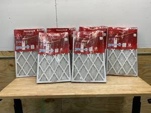 HONEYWELL Lot of 6-  16 x 25 x 1 Allergen Plus Pleated FPR 7 Air Filters (2 per pack)