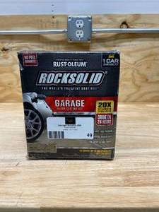 RUST-OLEUM ROCKSOLID 76 oz. Mocha Polycuramine 1 Car Garage Floor Kit