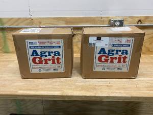 AGRA GRIT Lot of 2-  Walnut Shell Sandblasting Medium Grit (25 lb. per Box)