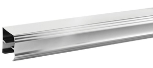 DELTA 48 in. to 60 in. Semi-Frameless Traditional Sliding Shower Door Track Assembly Kit in Chrome