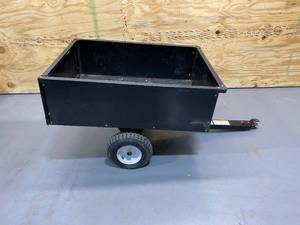 POWERCARE 10 cu. ft. Lawn Mower Dump Cart with Wheels