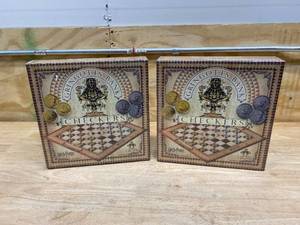 HARRY POTTER Lot of 2-  Gringotts Bank Checker Sets