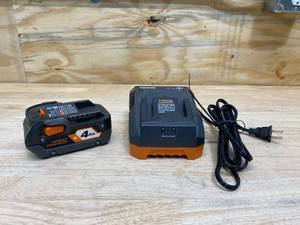 RIGID 18v Battery and Charger