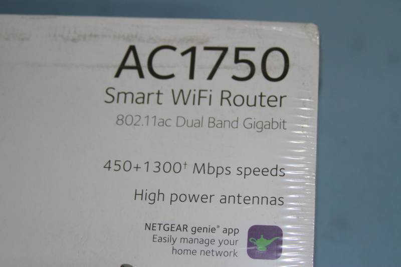 lot 81 image: New Netgear AC1750 Smart WiFi Computer Wireless Internet Router