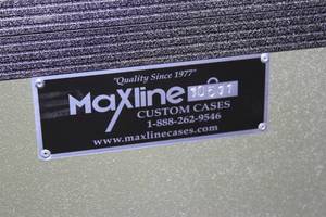 lot 9 image: MaxLine Heavy Duty Equipment Shipping  Road  Travel Case with Casters - NEW  Never Used