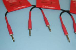 lot 7 image: Lot of 5 NEW Audio-Technica 14 Male to Male Premium Shielded Instrument  Microphone Cables