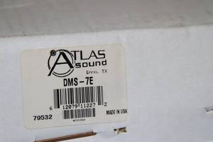 lot 28 image: Lot of 2 NEW Atlas Sound DMS-7E Adjustable Height Kick Drum Microphone Stands