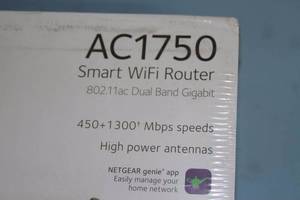 lot 32 image: New Netgear AC1750 Smart WiFi Computer Wireless Internet Router