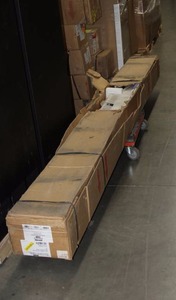 lot 57 image: Da-Lite 21812LS Advantage Electric  Motorized 130 Video Projection Screen - Never Used - MSRP $5,000