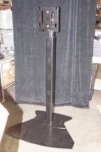 lot 56 image: Chief  Legrand MF1UB Black Flat Panel Floor Stand for TV  Television  Display  Monitor - $700 Online