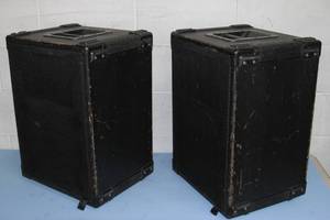 lot 71 image: PAIR of Klipsch KP-250 Vintage Pro Audio PA Speakers