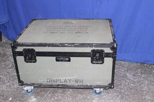 lot 82 image: Maxline Heavy Duty Equipment Shipping  Storage Road Travel Case with Casters