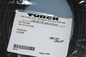 lot 83 image: Lot of 7 NEW Turck WK-Series Professional Antenna Cables