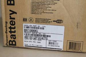lot 108 image: New APC Pro Battery Back UPS Power Surge Protection  Protector System - Model BR1000G