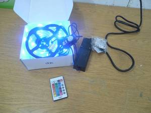 lot 37 image: 48 ft. White Smart Outdoor Integrated LED Landscape Rope Light RGB Wi-Fi LED Tape