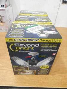 lot 7 image: (3) 3500 Lumens 11.5 in. Single Pole Occupancy LED Flush Mount Garage Light