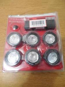 lot 57 image: Commercial Electric 6-Light Under Cabinet Black Puck Kit