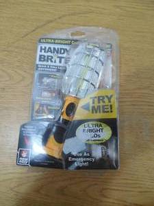 lot 84 image: Ultra-Bright LED 8.35 in. Yellow Cordless Work Light Lamp