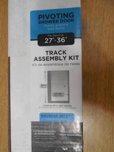 lot 122 image: Delta Step 2 Pivoting Shower Door Track Assembly Kit