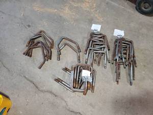 lot 134 image: Large U-Bolts