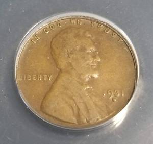 1931-D US WHEAT CENT F-12 ANACS