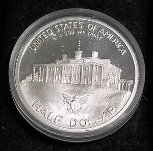 1982-S PROOF WASHINGTON COMMEMORATIVE US SILVER HALF DOLLAR IN AIRTITE