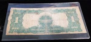 1899 US $1 BLACK EAGLE SILVER CERTIFICATE LARGE SIZE NOTE
