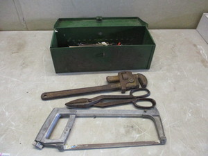 Tools and box