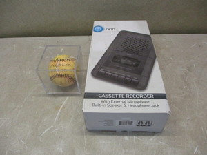 Declaration Ball and new cassette recorder