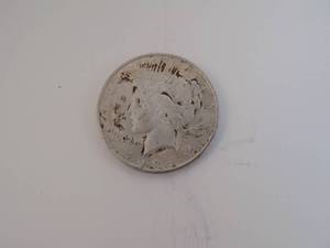 lot 25 image: 1924 Peace Silver Dollar