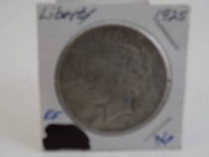 lot 36 image: 1925 Peace Silver Dollar