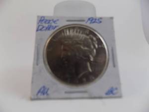 lot 45 image: 1925 Peace Silver Dollar