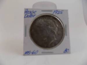 lot 50 image: 1925 Peace Silver Dollar