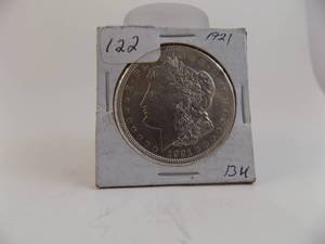 lot 52 image: 1921 S Morgan Silver Dollar