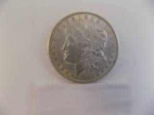 lot 61 image: 1921 D Morgan Silver Dollar