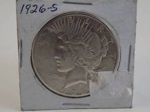 lot 66 image: 1926 S Peace Silver Dollar