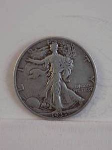 lot 108 image: 1935 Walking Liberaty Half Dollar