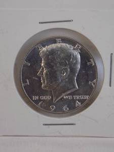 lot 119 image: 1964d Kennedy Half Dollar