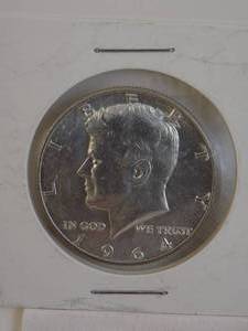 lot 120 image: 1964d Kennedy Half Dollar