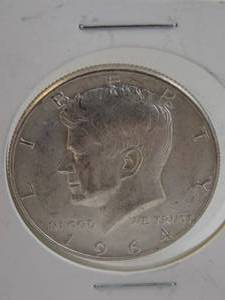 lot 122 image: 1964d Kennedy Half Dollar