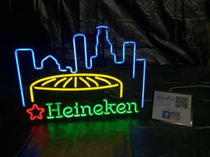 lot 17 image: Heineken Metrodome neon