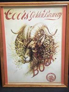lot 103 image: Coors Golden framed print
