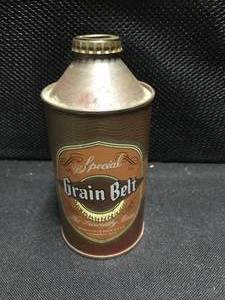 lot 118 image: Grain Belt Special cone top beer can